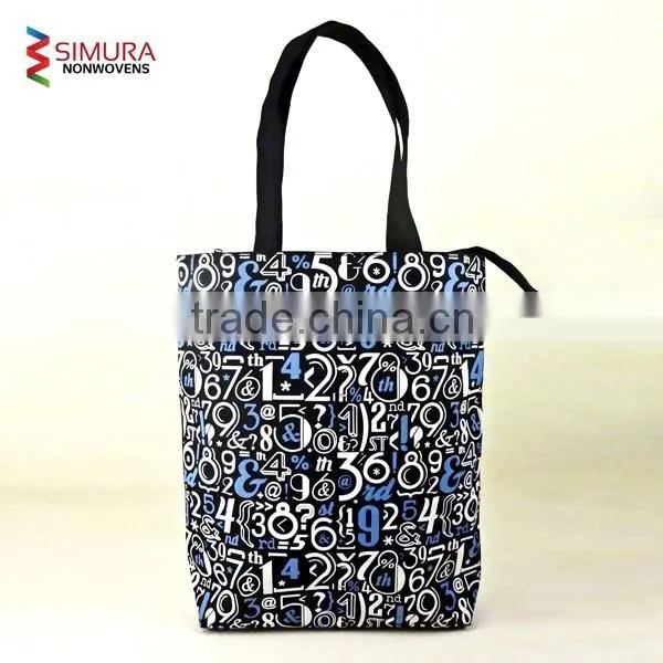 Polyester Tote Bag With Zipper Closing photo-2