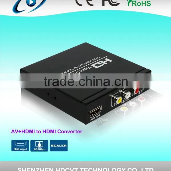 AV+HDMI to HDMI Converter
