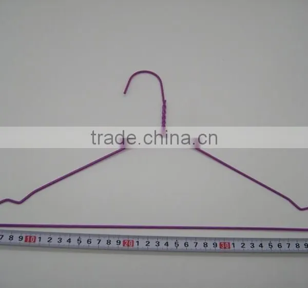 Dry Cleaning Wire Hangers With Plastic Powder Coated,Wholesale Hanger photo-3