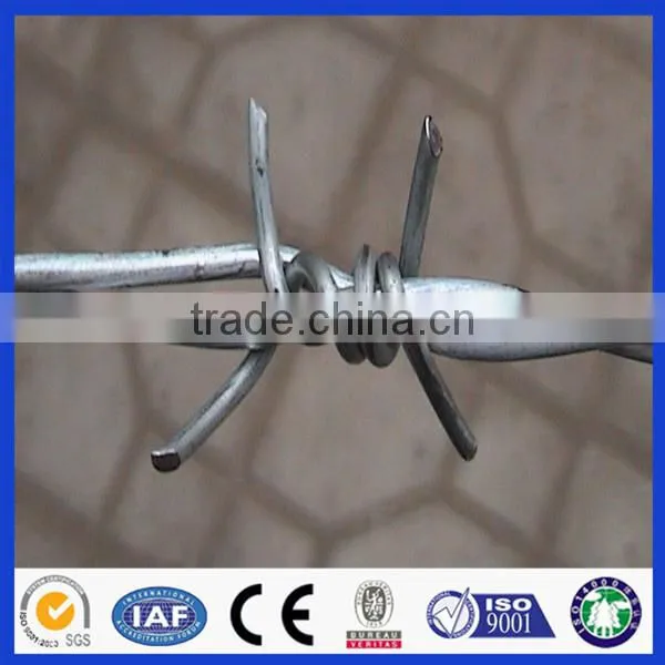 Hot Dip Galvanized Double Line Twist Barb Wire for Security photo-3