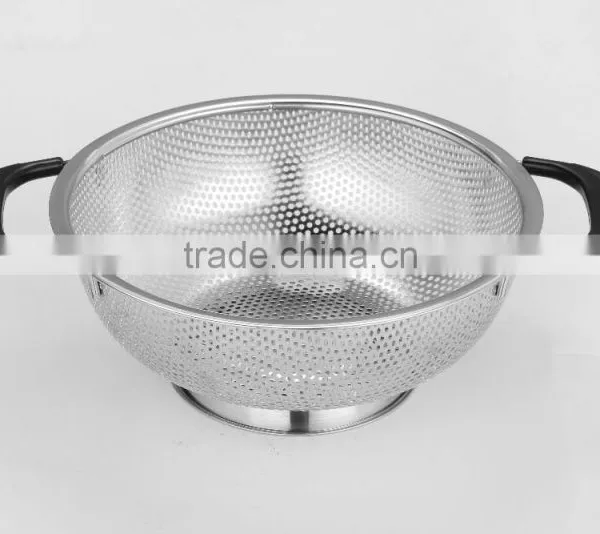 High Quality Fine Pieced Polished Stainless Steel Colanders photo-4