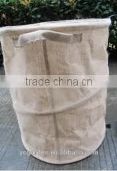 Jute Linen Garden Bag Home Garden Storage Bag Leaf Bag Leef Sack photo-2