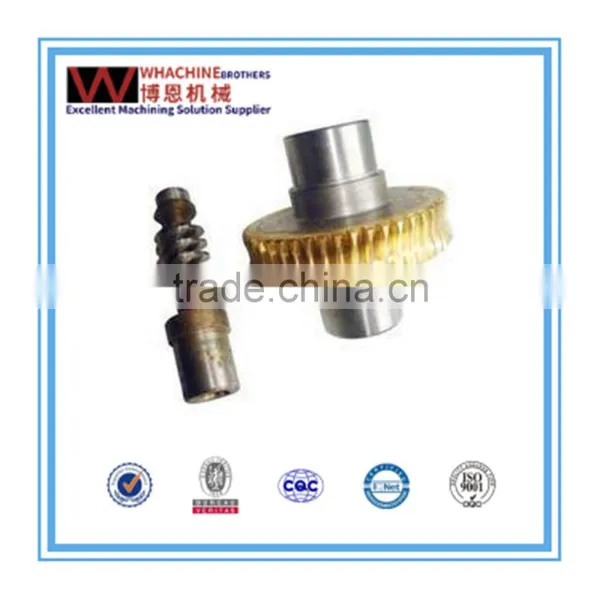 Professional Custom Brass Worm Gear Set Made By WhachineBrothers in China photo-3