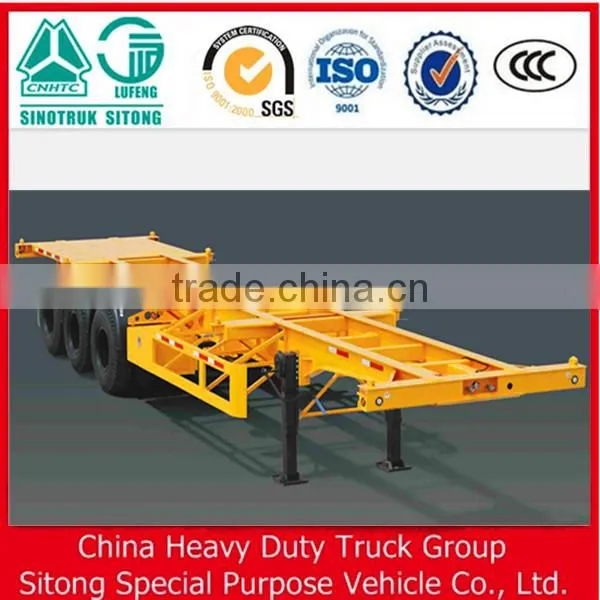 Trucks and Trailers , 3 Axle Skeleton Semi Trailer Container Chassis photo-4