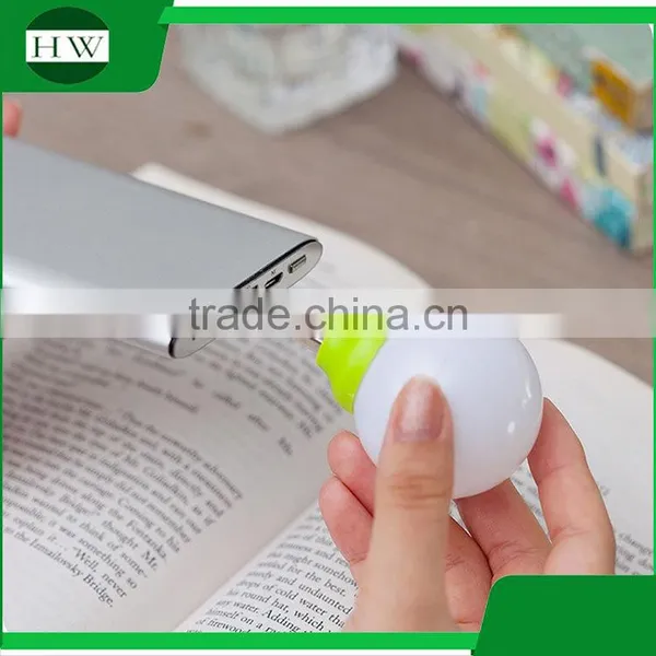 Wholesale Portable Plastic Mini Bulb Shaped Usb Led Night Lamp Light photo-4
