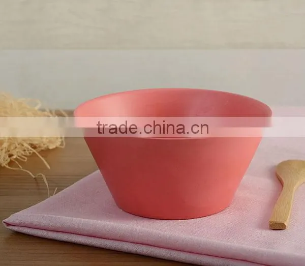 Large New Eco-friendly Bamboo Fibre Dishes Disposable Bowls photo-3