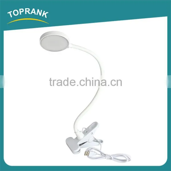 New Design Flexible USB Rechargeable Clip Lamps Eye Protection Led Reading Lamp photo-2