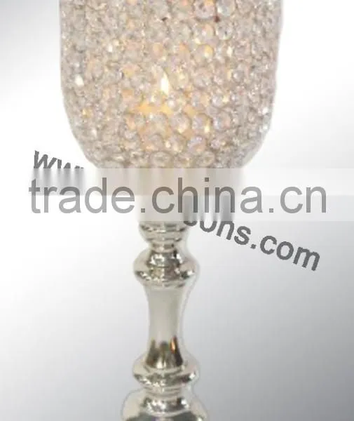 2015 Excellent Crystal Beaded Votive Candle Stand photo-4