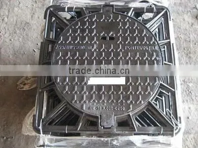 Ductile Iron Cast Iron Manhole Cover EN124 in China