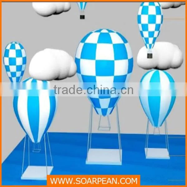 New Style Fashion Fiberglass Visual Display Design Hot Air Balloon photo-5