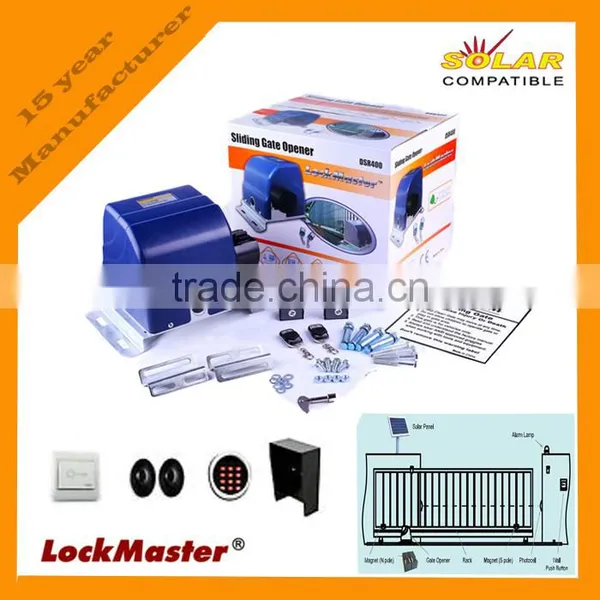 Solar Battery Powered Sliding Gate Motor With Solar Battery photo-2