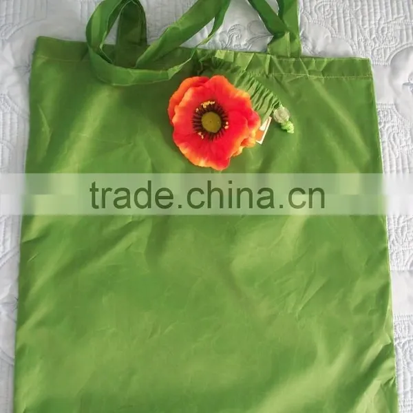 Reusable Tote Shopping Bag Foldable Handle Bags Recycled Flower Shoulder Bags photo-2