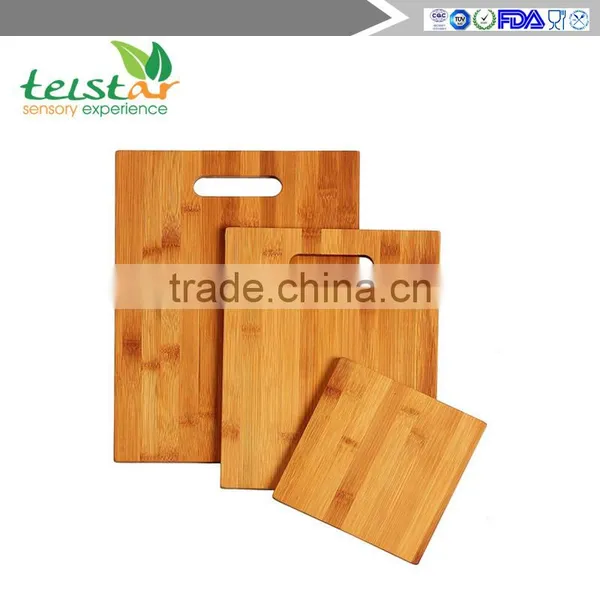 Cutting Board Set 3 Ecofriendly Multipurpose Durable Bamboo Chopping Mat - Meat & Veggie Prep photo-2