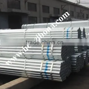 ERW Hot Dipped Zinc Coating Welded Round Carbon Galvanized Steel Pipes photo-2