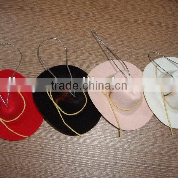 2015 Newest Mini Novelty Cowboy Hat Freshener,long Lasting Cute Refillable photo-2