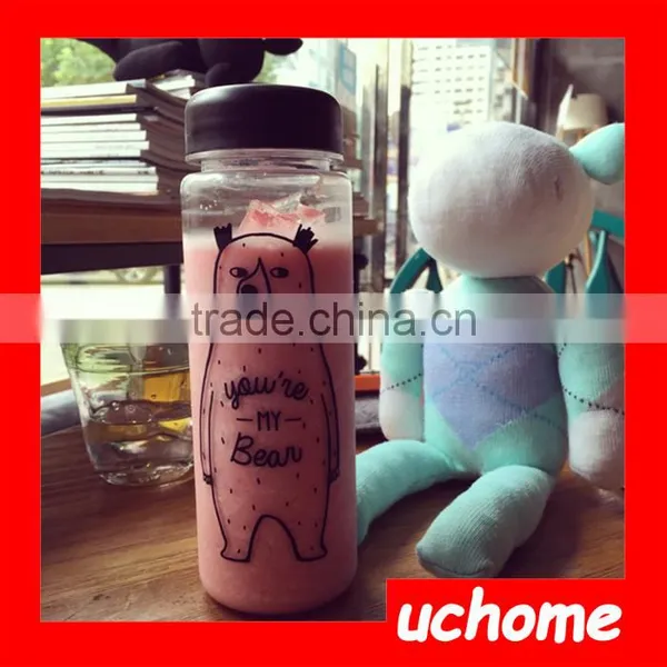UCHOME Stocked Custom Water Bottle, 500ml Cheap Plastic Water Bottle photo-5