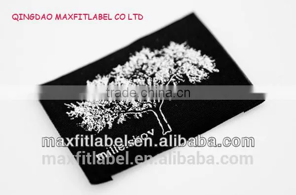 High Quality Custom Mitre Fold Main Woven Label for Clothing photo-5