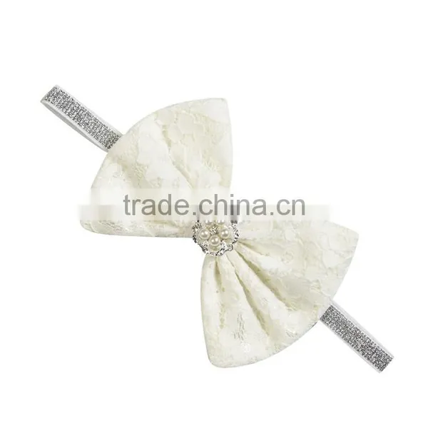 Cheap Custom Design Good Quality Wholesale Boutoque Fancy Flower Elastic Baby Hair Headband for Women photo-2
