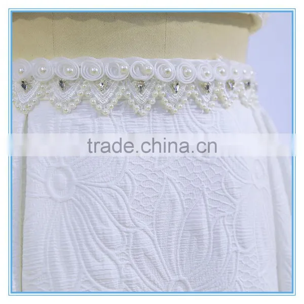 New Design Two Piece Front Short Back Long Trailing Wedding Dress photo-4