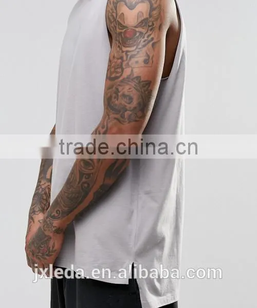High Quality Fashion Oversized Sleeveless Turtle Neck Tee Shirt Made in China Custom Factory photo-3