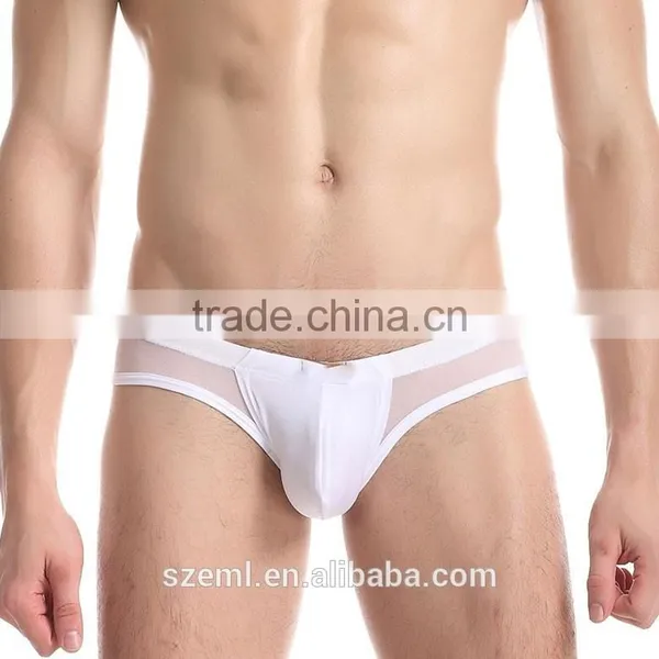 Mens Sexy Transparent Breathable Mesh Boxer Brief photo-2