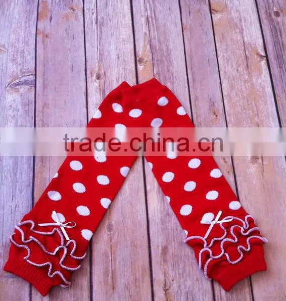 Baby Christmas Ruffle Tulle Legging Warmers Baby Leg Warmers photo-5