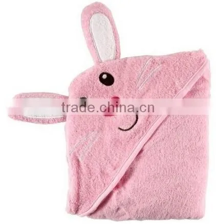 China Supplier Applique Cotton Terry Fabric Swaddle Newborn Organic Cotton Baby Blanket photo-5