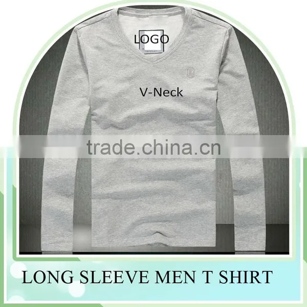 2016 New Fashion Embroidery Logo Solid Color Custom T Shirts, T Shirt Design for Men Blank 100 Cotton Made Shirt photo-3