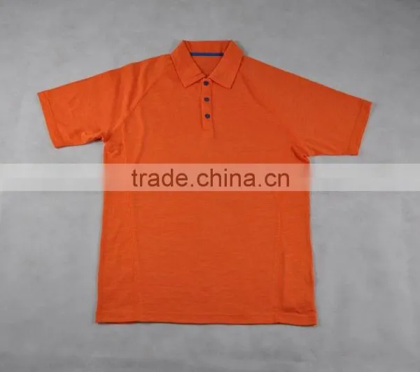 100% Men's Superfine Merino Wool Fashionable Golf Polo T-Shirts Size Plus photo-3