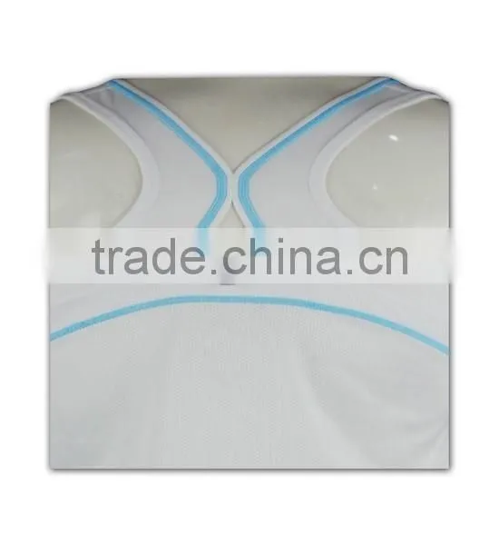 China Manufactory High Quality Dri-fit White Low MOQ Custom Vests photo-6