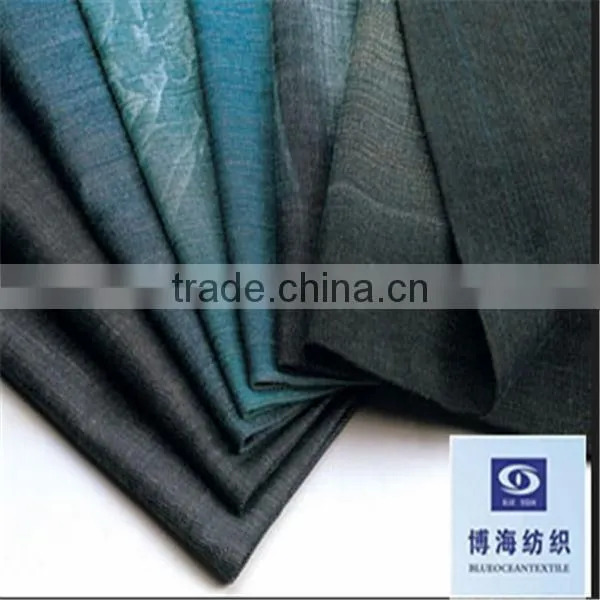 Dark Indigo Denim Fabric photo-3