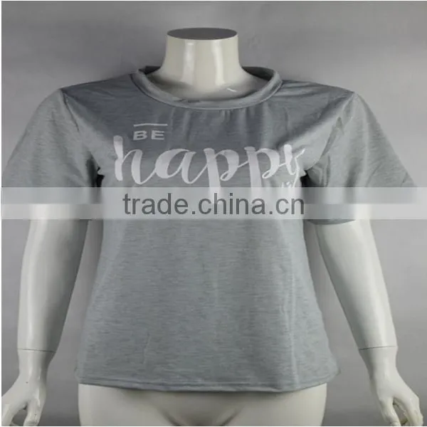 Foreign Trade Sale New ms Letters Printed T-shirts With Short Sleeves photo-2