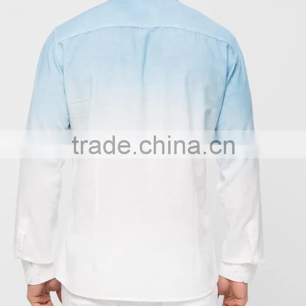 Wholesale Button Down Shirts Men Cotton Slim Fit Men Casual Dress Shirt photo-2