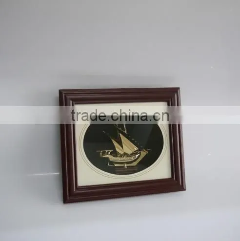 2015 New Design High Quality 3D Arabic Dhow Frame With Decoration Gift JKC-01 photo-6