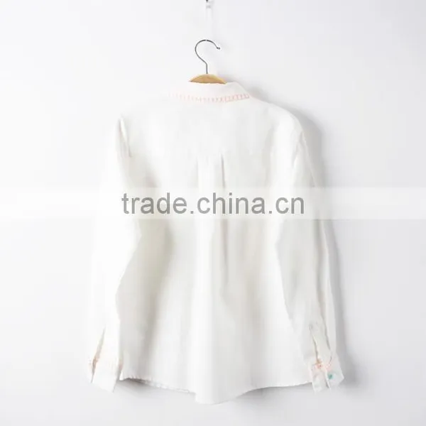 Fashion Embroidery Summer Ladies/mans Shirt photo-2