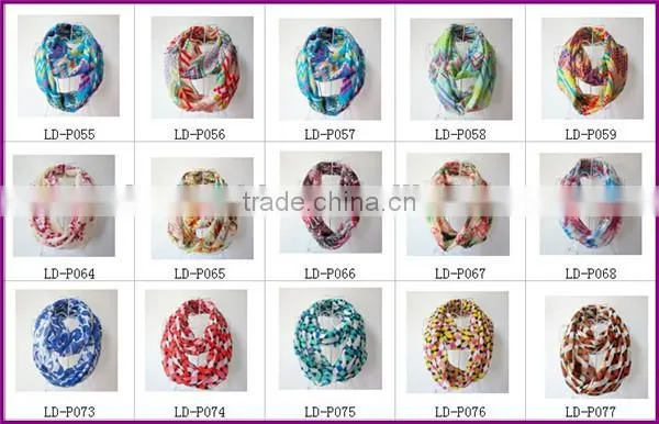 Printed Big Design Scarf With Italian Digital Machine photo-4
