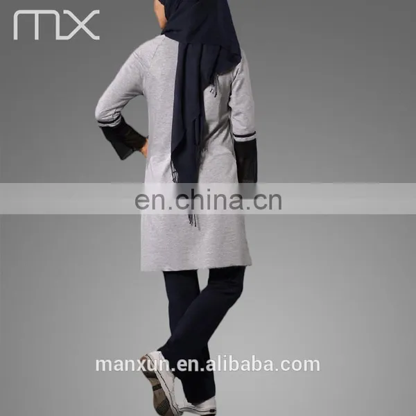 2016 Fashion Casual Design Clothing Sport Suit With Lace Cuff and Beautiful Kolye photo-4