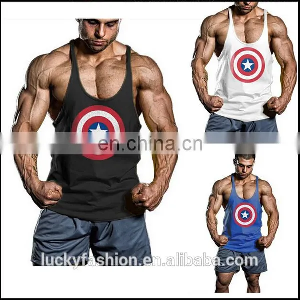 China Manufacturer Muscle Tank Top, Custom 100% Cotton Crop Top Men