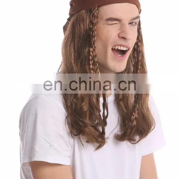 Carnival Pirate Brown Party Wigs MW-009 photo-6