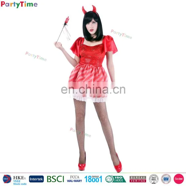 Carnival Party Devil Costume Factory Wholesale Women Halloween Dresses photo-2