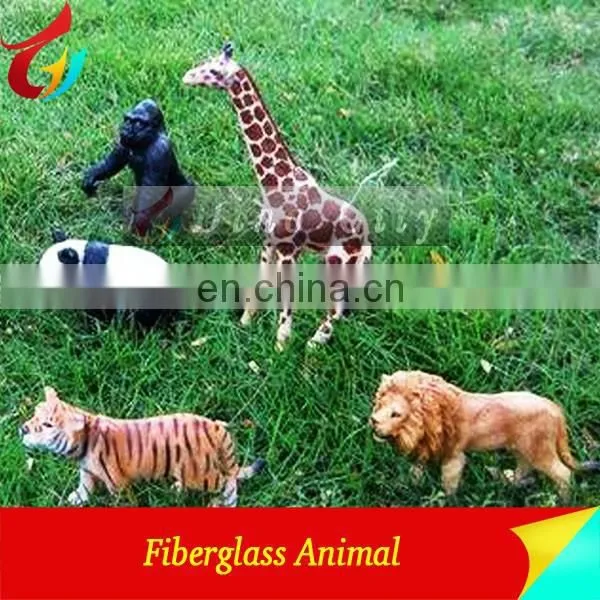 Artificial Fiberglass Outdoor Playground Giraffe Statue photo-2