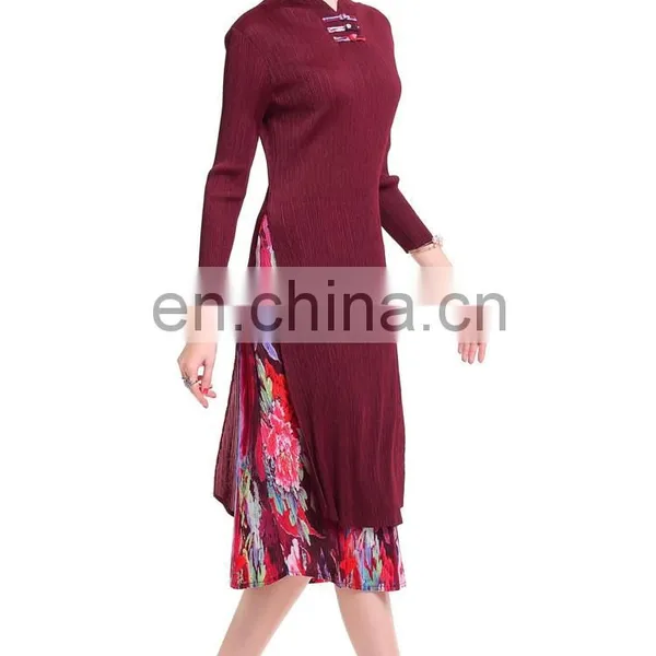 Moroccan Big Size Woman Evening Vietnam Traditional Dress photo-3
