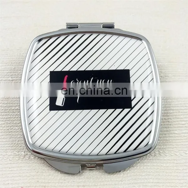 Hot Sale Factory Unique Square Pocket Makeup Mirror photo-2