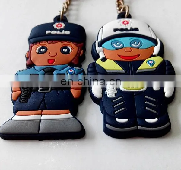 Flexible Soft PVC Keychain Custom Promotional Gift Keychain photo-3