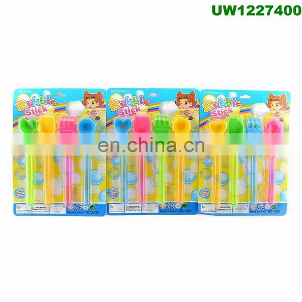 Bubble Wands 14'' Big Pack Assorted Colors Non Toxic Summer Activity Party Favor Birthday Gift - 1 Dozen photo-4
