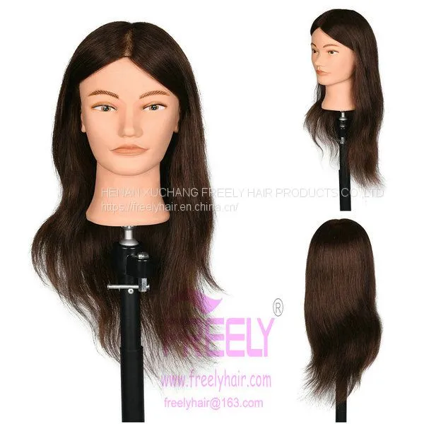 Training Head, Hairdressing Tools.human Hair Training Head