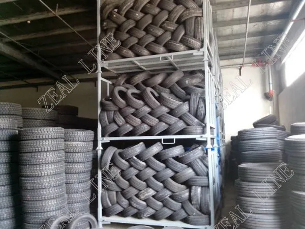 Tire Storage Rack With Tin Floor Tyre Rack Warehouse Rack photo-4