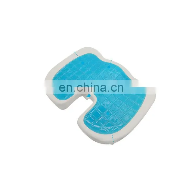 2019 High Quality Hemorrhoid Pillow Blood Circulation Silicone Cooling Coccyx Orthopedic Memory Foam Car Gel Seat Cushion photo-3