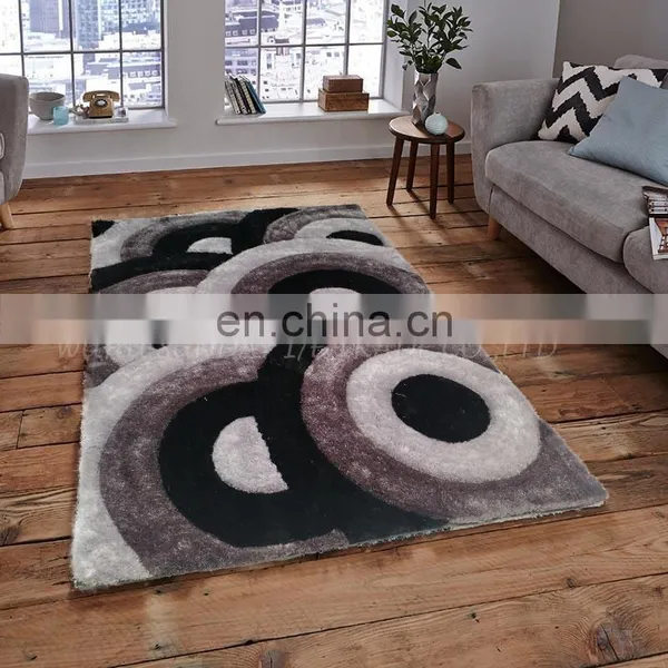 High Quality Fashionable Polyester 3D Shaggy Rug New Design photo-5
