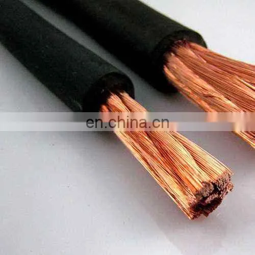 Flexible Pure Copper Rubber Insulated 185mm2 Rubber Welding Cable photo-3